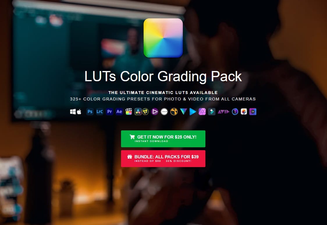 LUTs Color Grading Pack